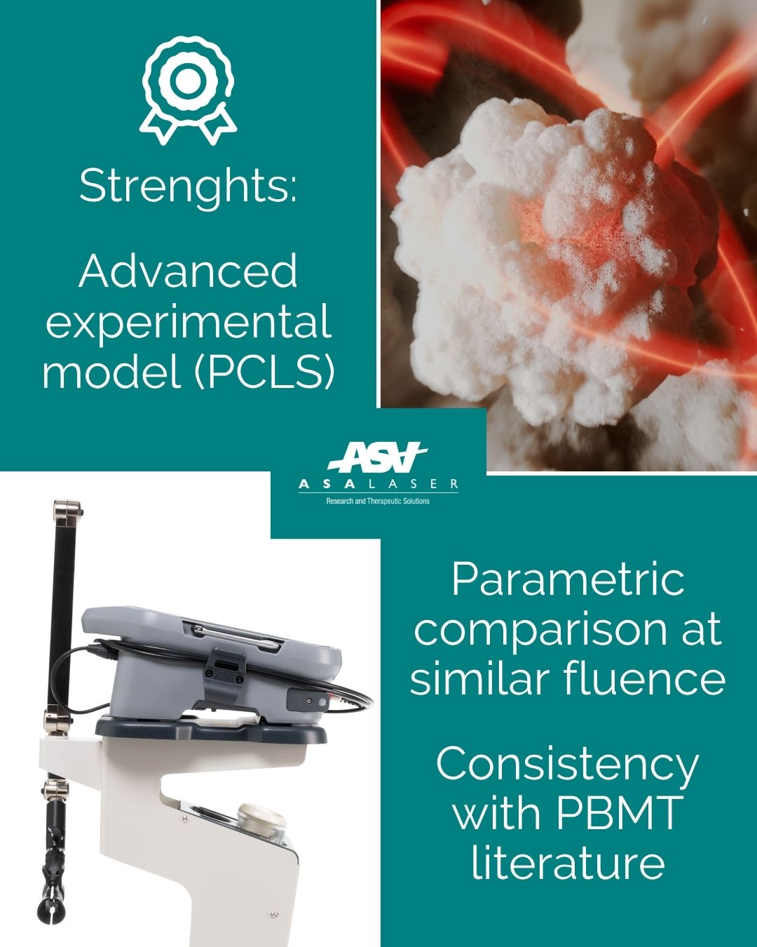 Bronchopulmonary dysplasia research strenghts Bronchopulmonary dysplasia research strenghts: advanced model and consistency with PBMT literature