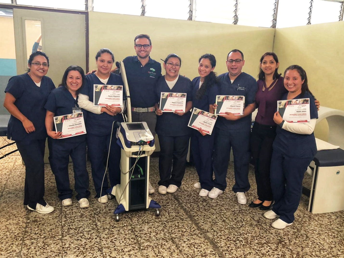 Corso laser e magnetoterapia ASA - Ospedale Militare Guatemala