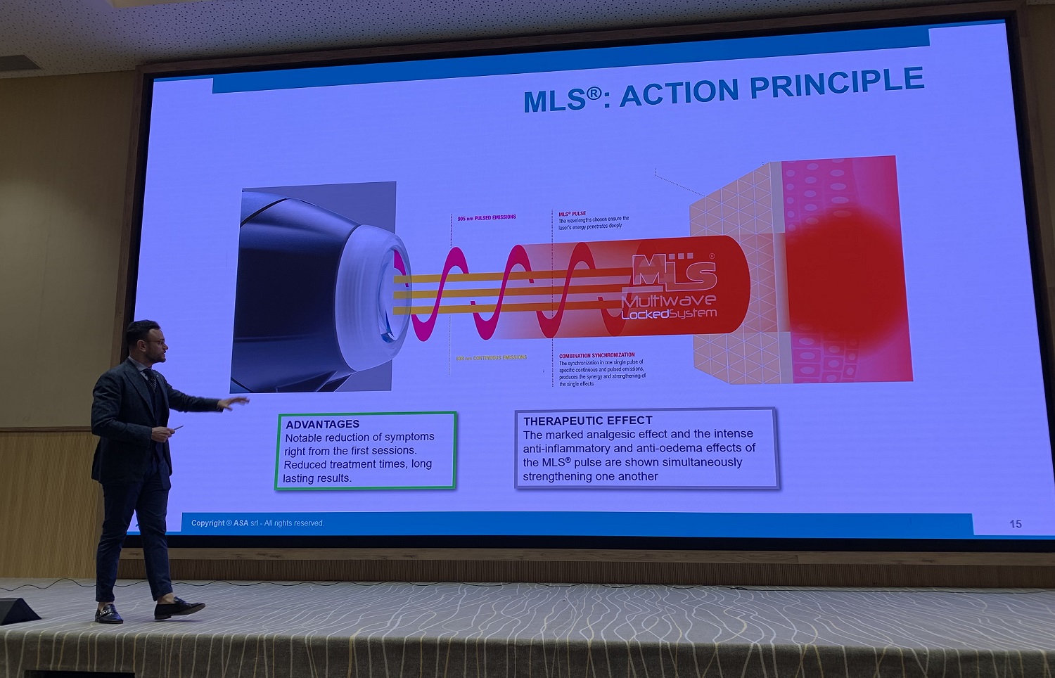 MLS Laser Therapy workshop @ Yashoda Hospitals - Hyderabad, India