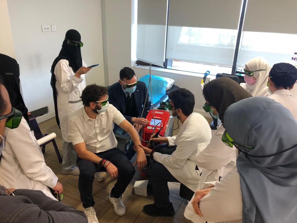 King Abdullah bin Abdulaziz University Hospital - Hilterapia training