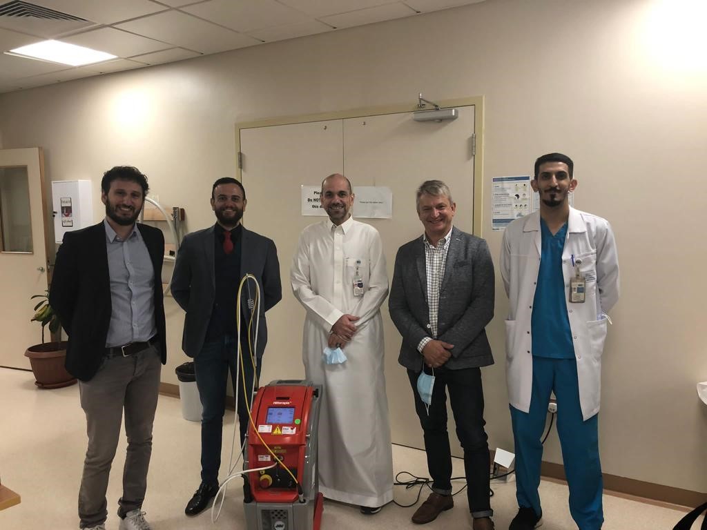 King Khalid University Hospital - Hilterapia training