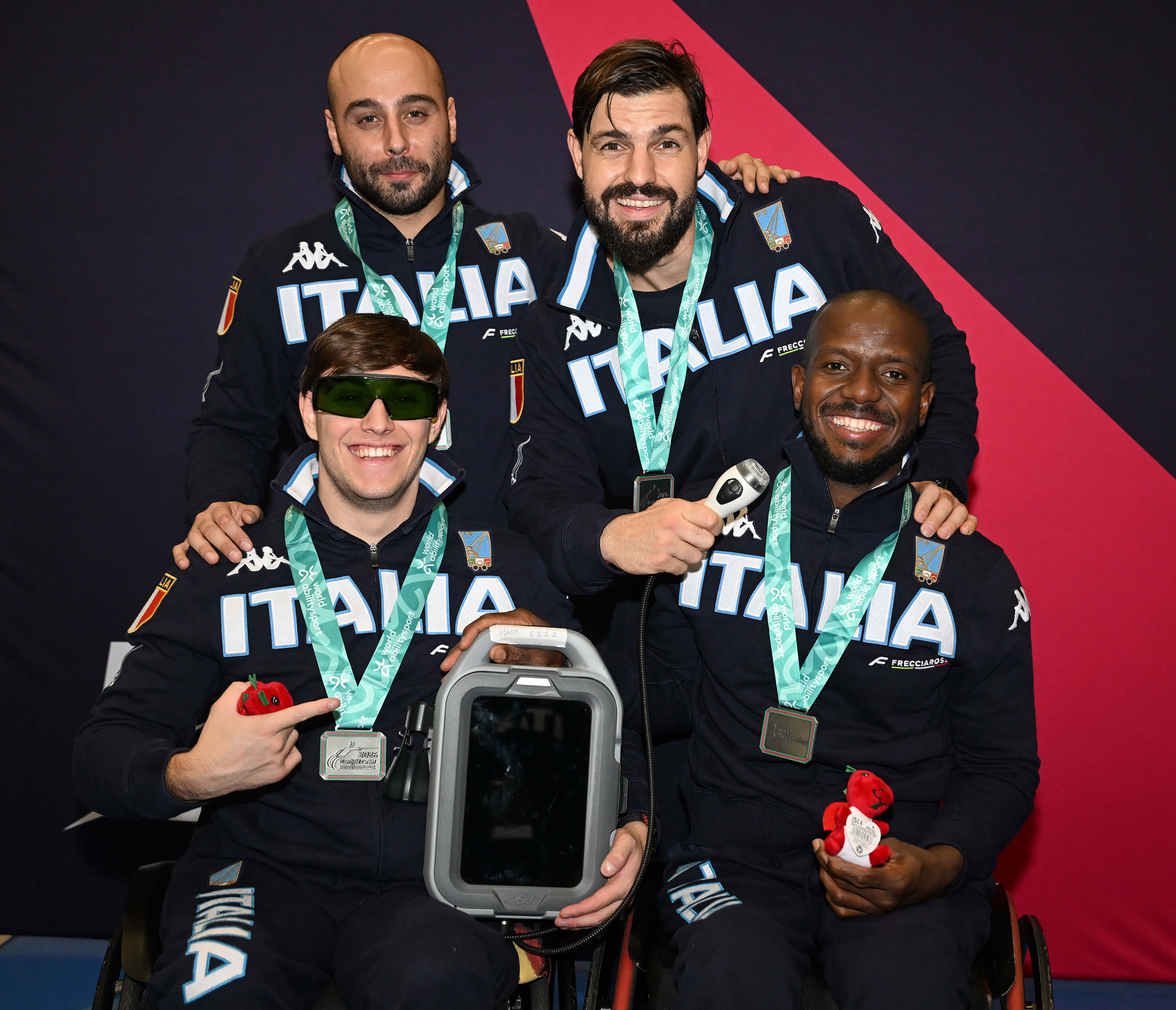 M-Hi laser with italian silver medal - Team sabre @ Para Fencing European Championships M-Hi laser with italian silver medal - Team sabre @ Para Fencing European Championships