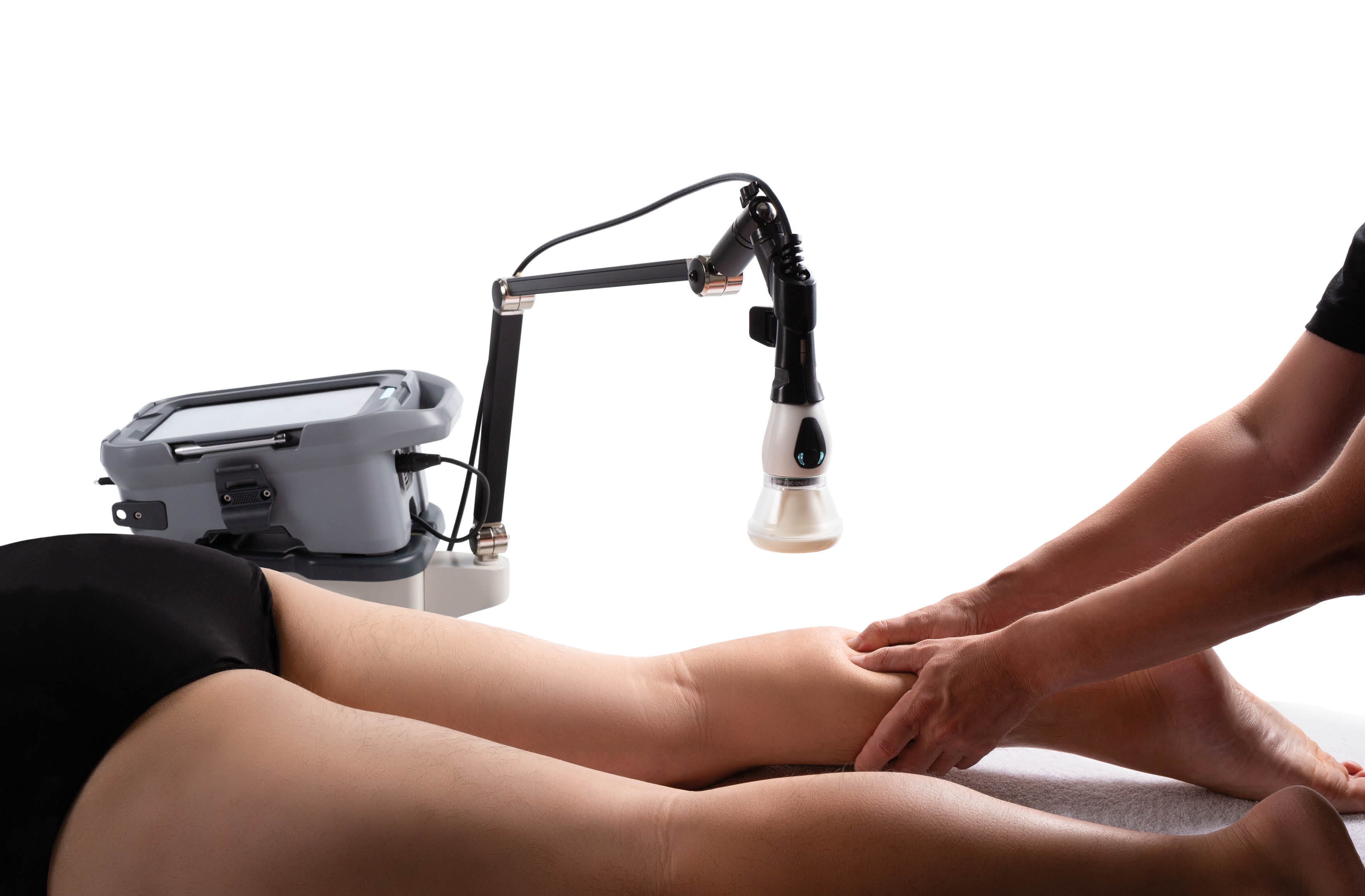 M-Hi laser device - Hands-free treatment modality