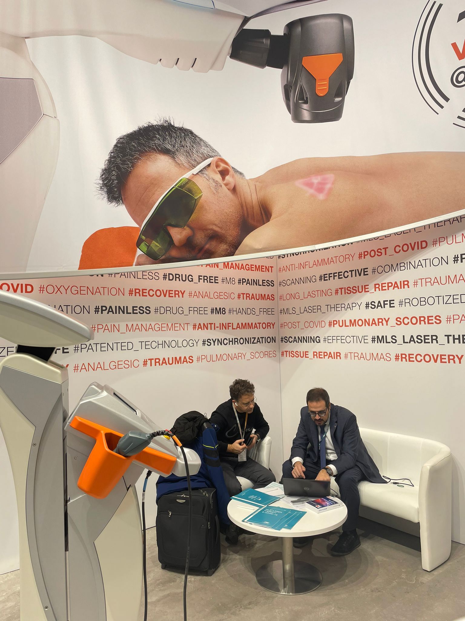 Medica 2022 - ASA M8 laser at Physiotherapy Hall