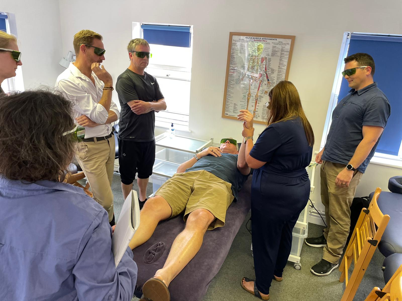 MLS laser therapy training - Patrick Cane CORE Oxford