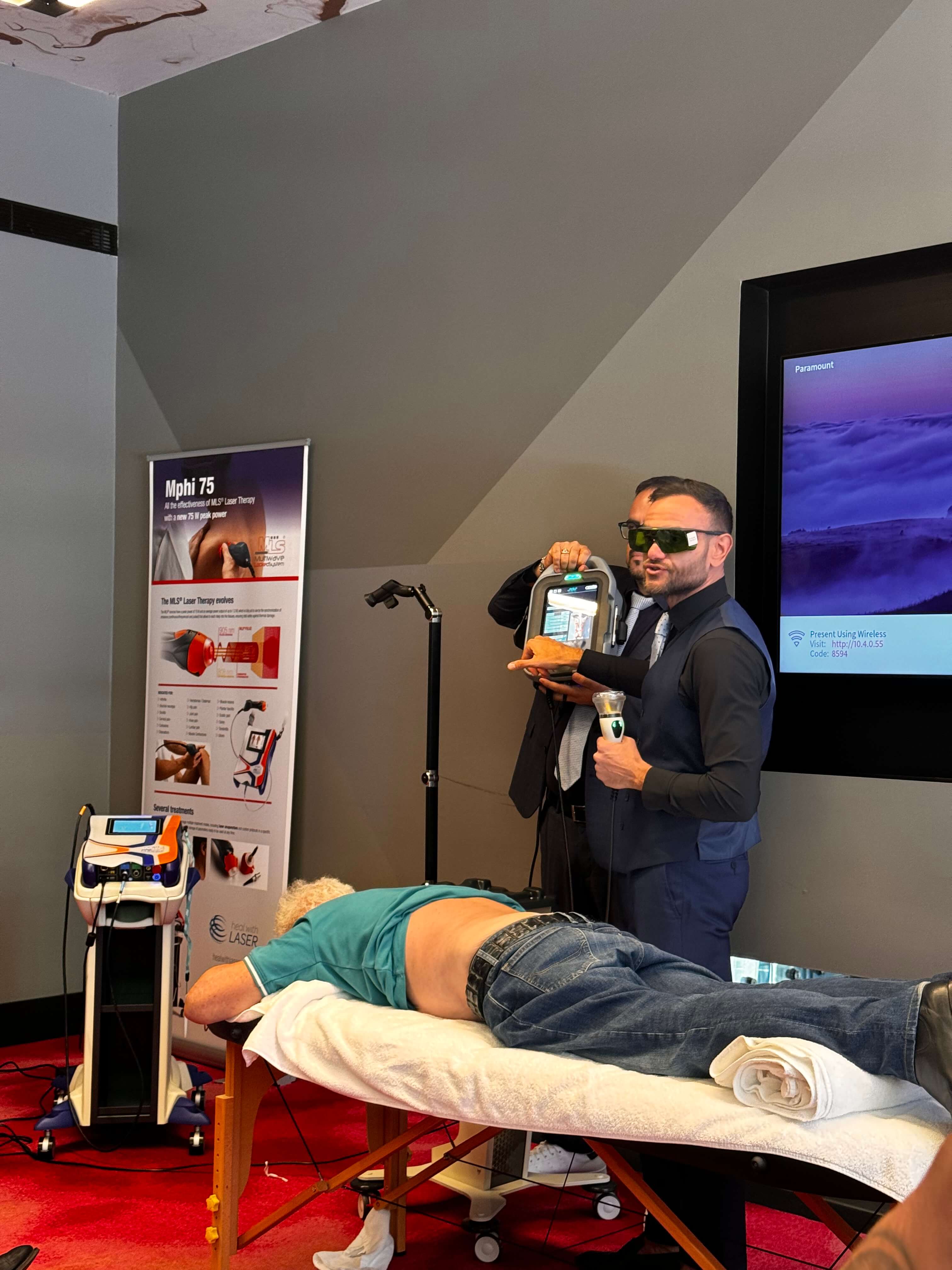 MLS Laser Therapy training session @ Melbourne