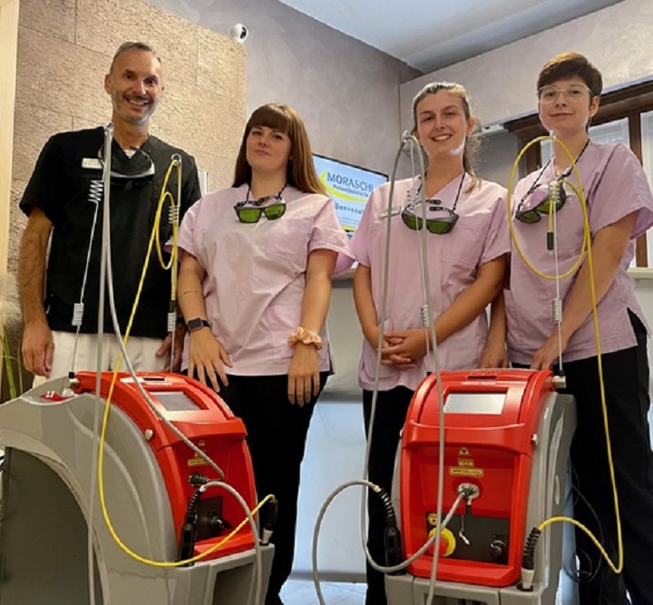 Hilterapia devices at Poliambulatorio Moraschi