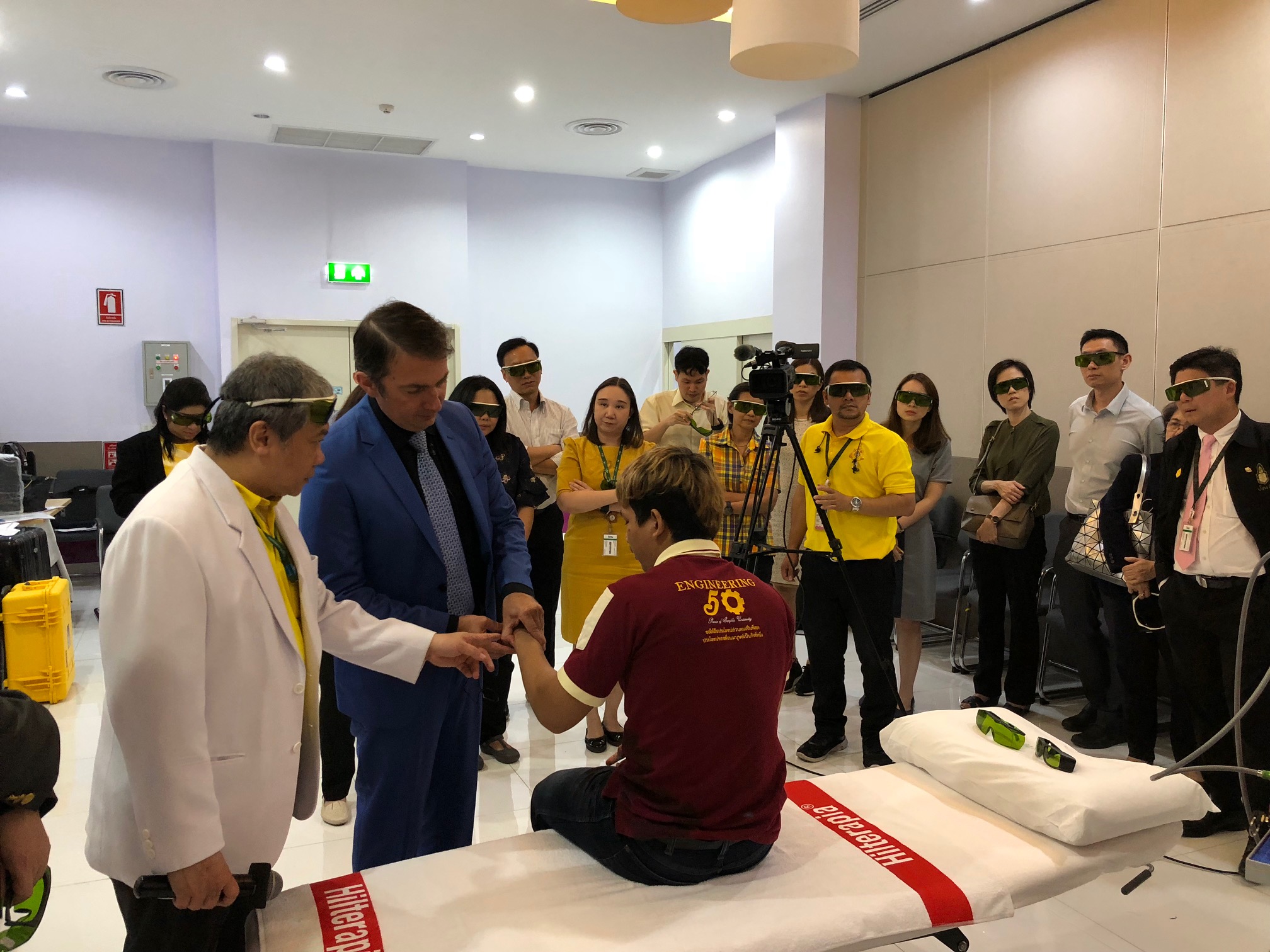 Sport and laser therapy - Thailand July 2019