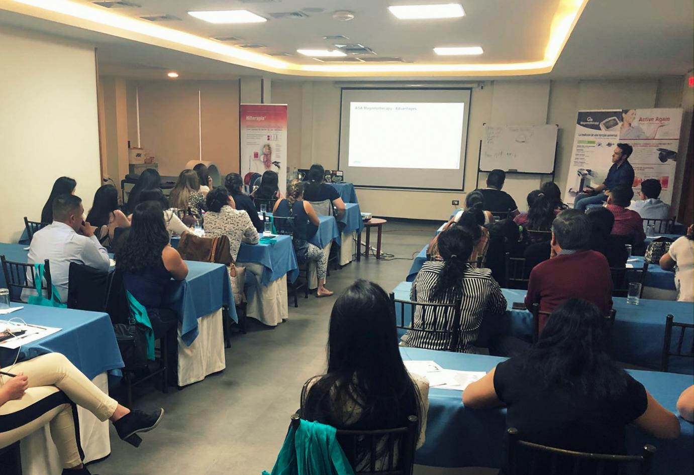 Formazione teorica laserterapia ASA Ecuador 2019