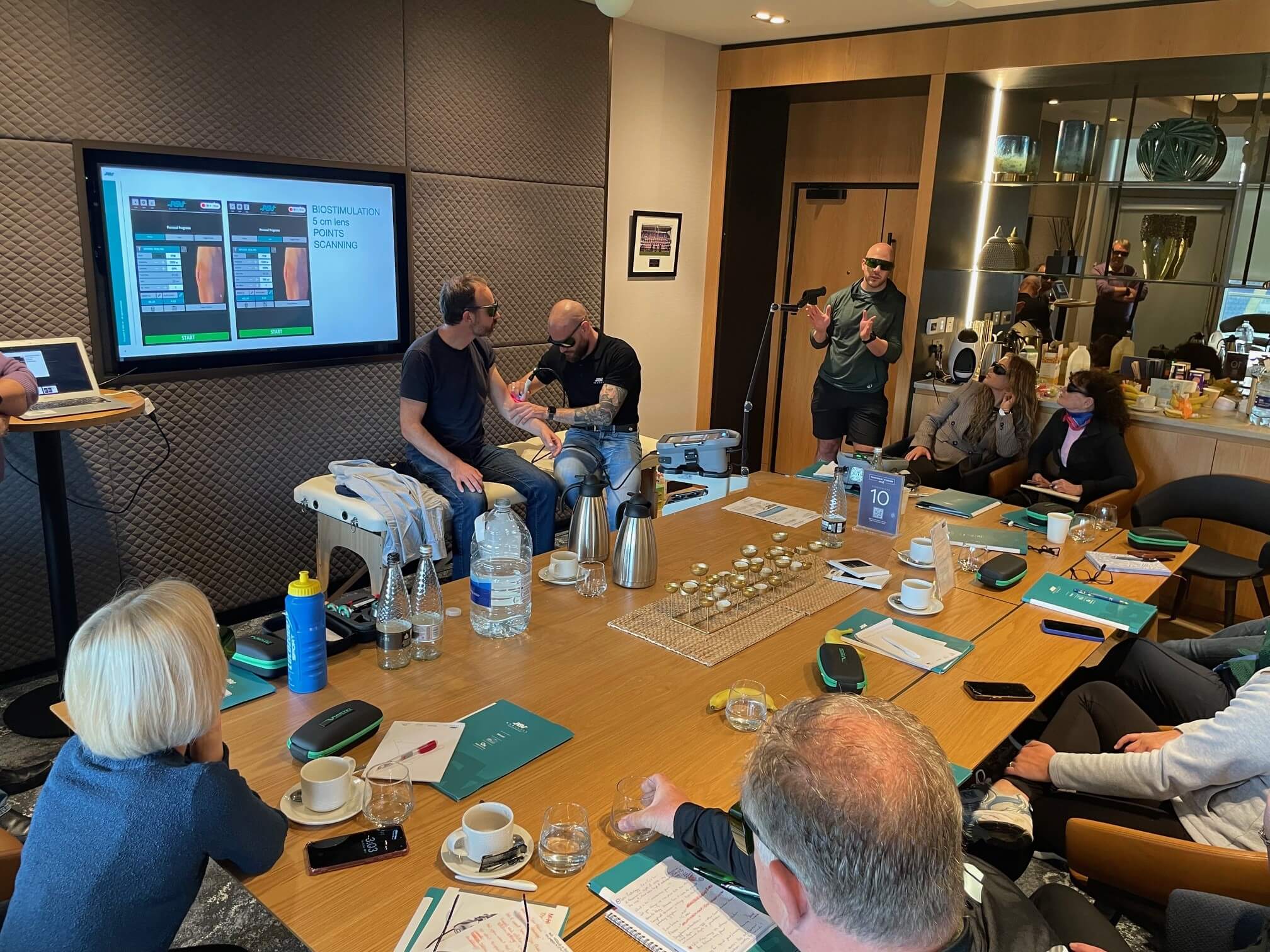 M-Hi laser training @ Leeds, UK