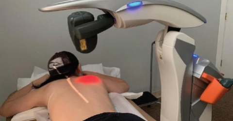 M8 laser treatment for pain due to COVID-19