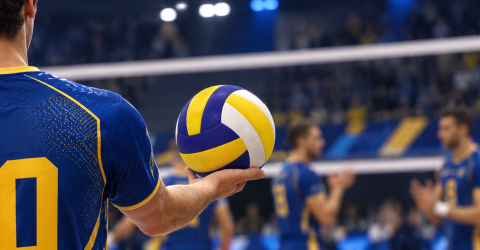 Laser therapy for volleyball